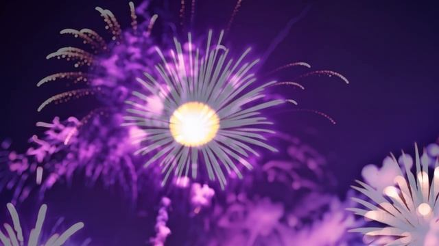 🎆 Волшебные фейерверки в ночном небе! ✨