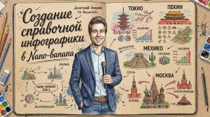 Создание справочной инфографики в нейросети Nano-banana