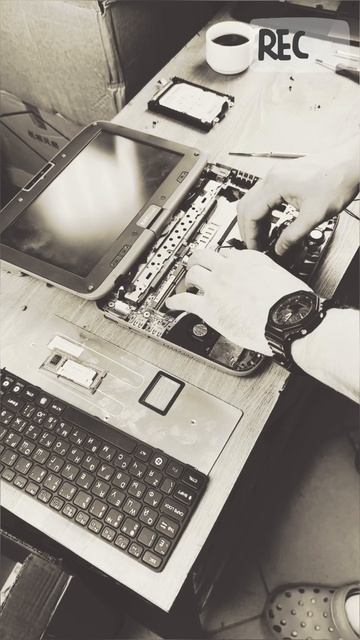 Как разобрать нетбук ICL RayBook Bi 149 на скорости x10