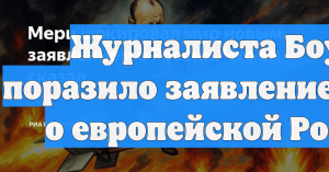 Ирландский журналист Боуз поразился словам Мерца о европейской России