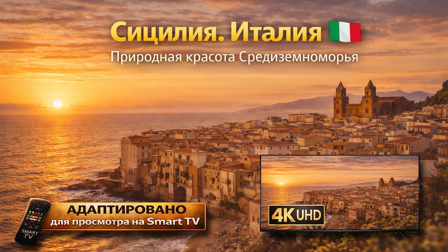 Сицилия. Италия | Видео 4K (UHD) смотреть онлайн