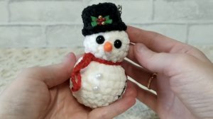 ВИДЕО-МК брелок Снеговик