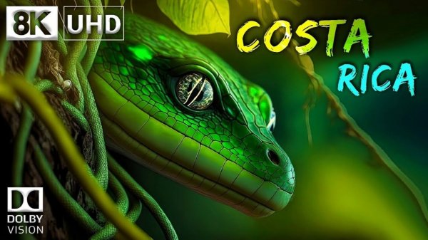 Коста-Рика 🇨🇷 8K Video Ultra HD 60FPS Dolby Vision | Costa Rica 8K HDR | 8K TV