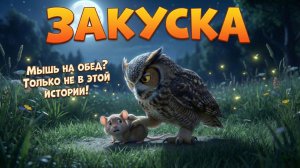 Закуска | Сказка про сову и мышку