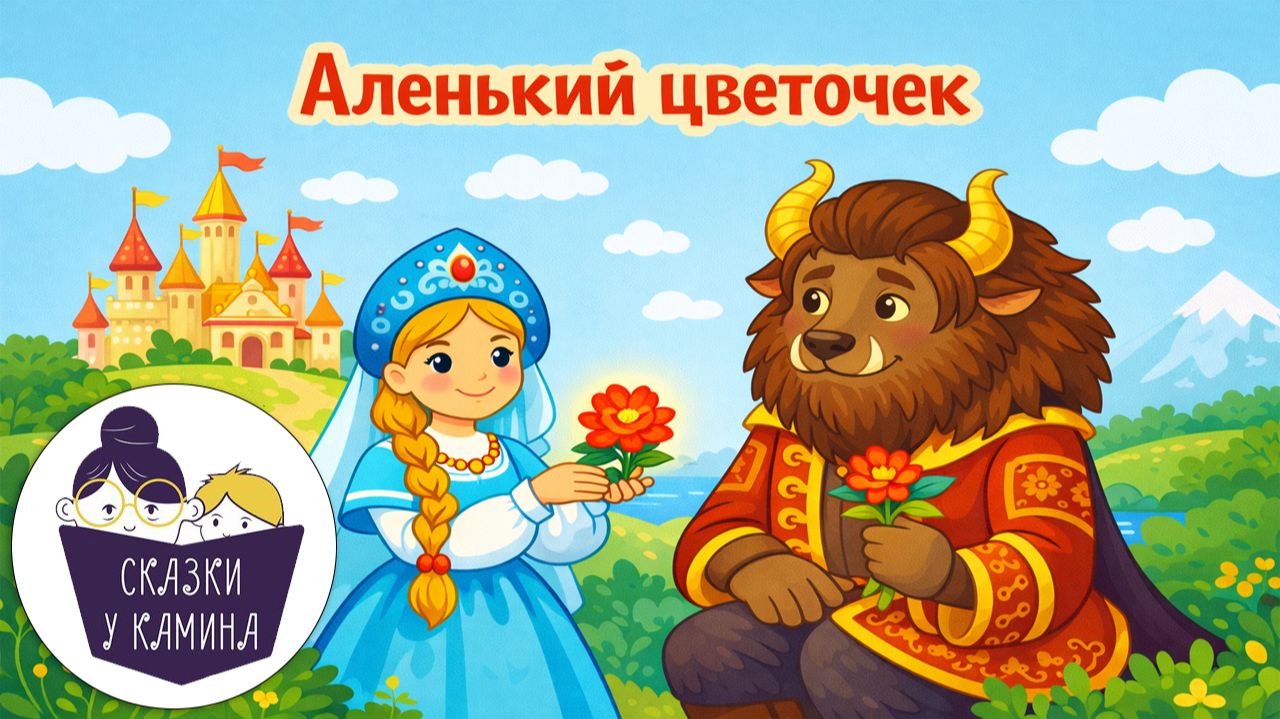 Аленький цветочек. Сказки на ночь для детей. Сказки у камина | Аудио сказки |Народные сказки смотреть онлайн