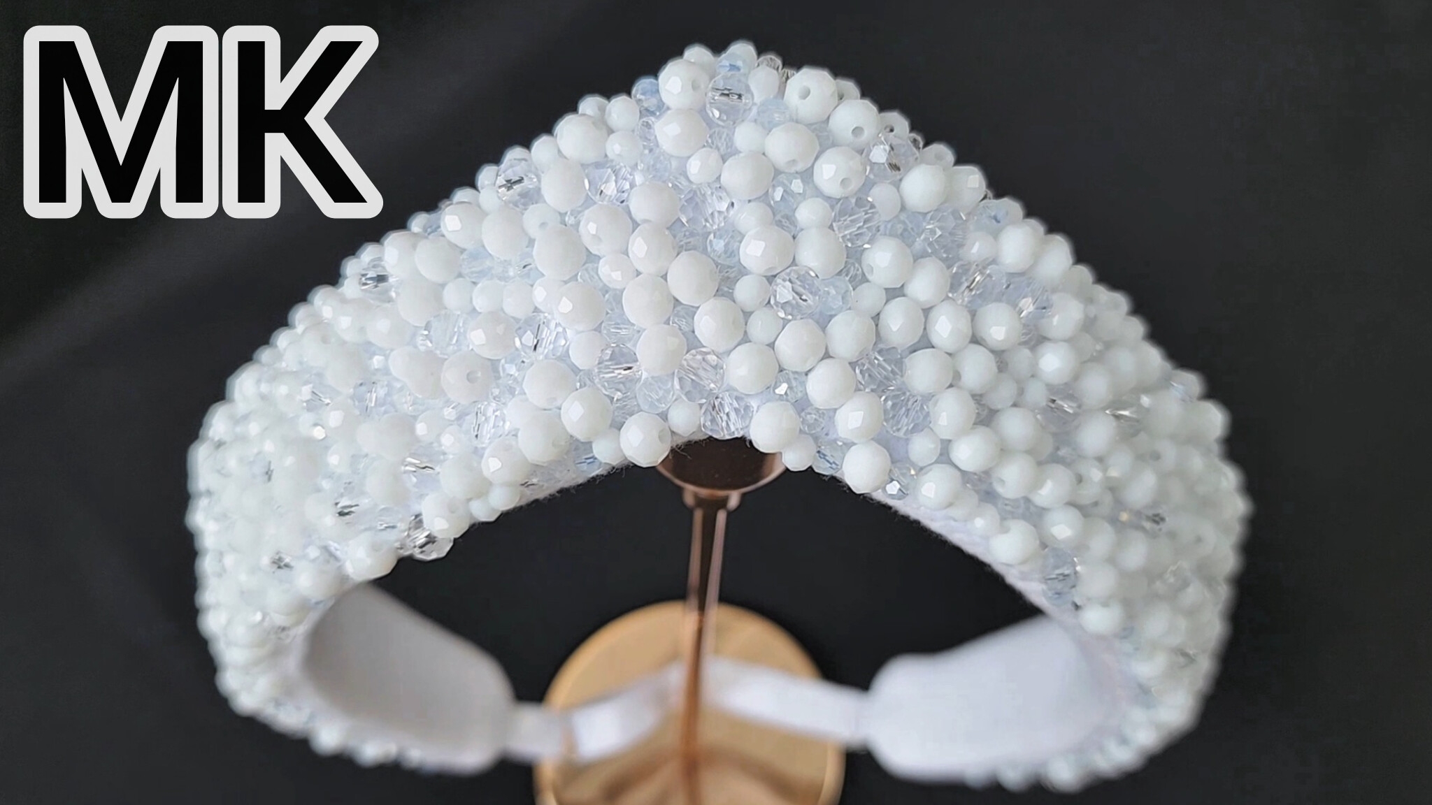 Кокошник из бусин/ Как сделать кокошник/Кокошник своими руками/Как расшить Кокошник/Венец/Ободок смотреть онлайн