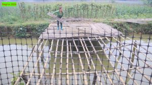 София 51. София перестраивает навес над прудом.