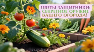 Цветы-защитники секретное оружие вашего огорода! 🌼🍅