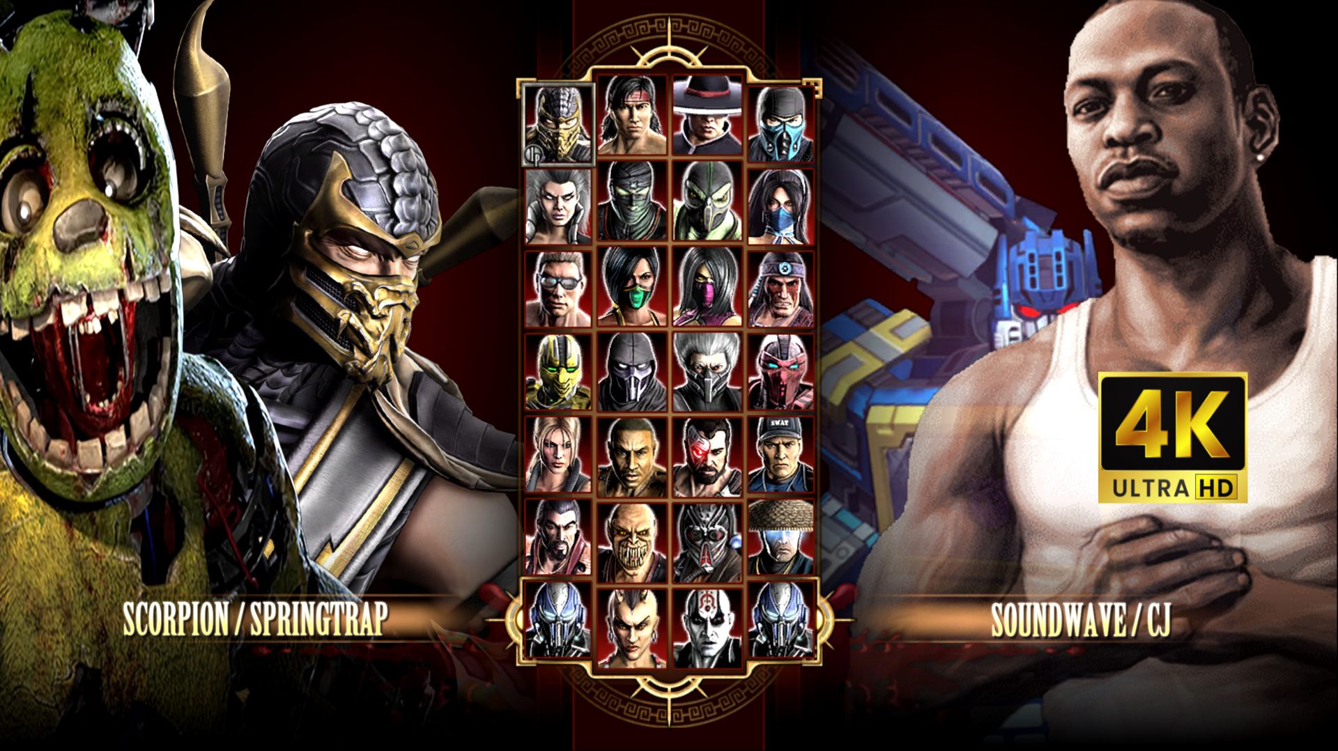 Игра за Scorpion MK Onslaught & Springtrap в Mortal Kombat Komplete Edition на PС Expert в 4К смотреть онлайн