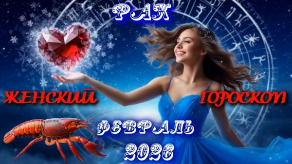 Рак. Женский гороскоп. Февраль. 2026.