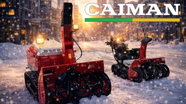 Лучше чем эти снегоуборщики вы не видели никогда! Снегоуборщик бензиновый Caiman EDO