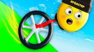 ОДНО КОЛЕСО С ГОРЫ в ROBLOX !