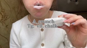 Хрустящий мел Честор//АСМР