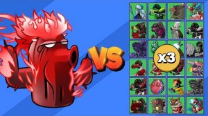 КРАСНЫЙ СУПЕР-СИЛЬНЫЙ КАКТУС ПРОТИВ ВСЕХ ЗОМБИ PvZ FUSION МОДЕ | КТО ПОБЕДИТ? #pvz #fusion #zombick