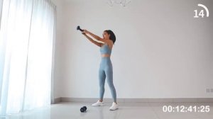 📹 Потрясающая тренировка всего тела с гантелями, разработанная специально для начинающих!  → #MIZI