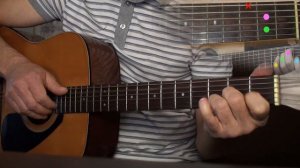 Как играть на гитаре песню "Белеет парус одинокий"