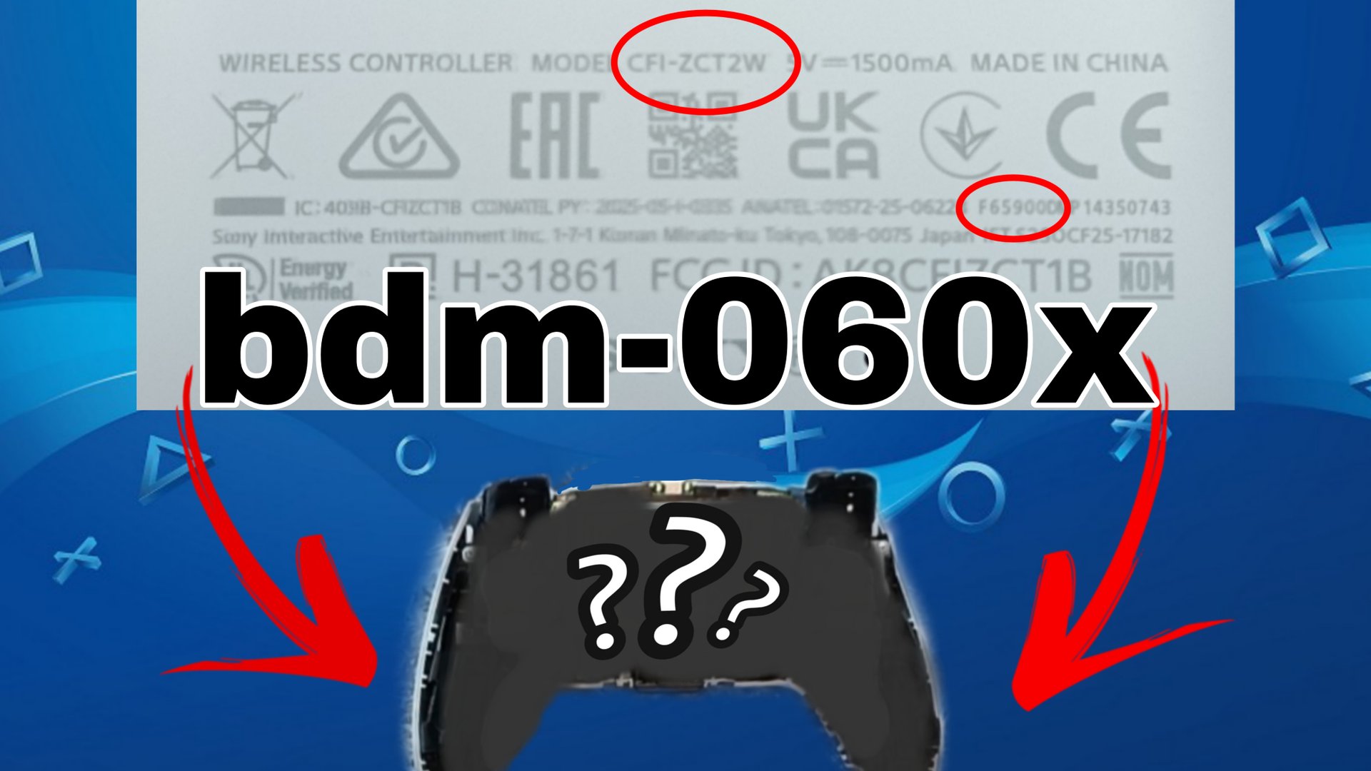 Обзор/разборка нового геймпада/джойстика ps5 Dualsense V2/6 ревизии/BDM-060x/CFI-ZCT2W смотреть онлайн