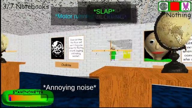 Играю в BALDIS BASICS CLASSIC REMASTERED.