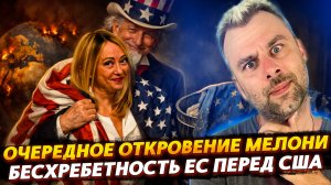 ОЧЕРЕДНОЕ ОТКРОВЕНИЕ МЕЛОНИ | БЕСХРЕБЕТНОСТЬ ЕВРОПЫ ПЕРЕД США