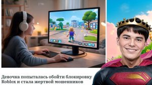 ▶️1️⃣9️⃣Школьница потеряла 82 тысячи рублей при попытке обойти блокировку Roblox