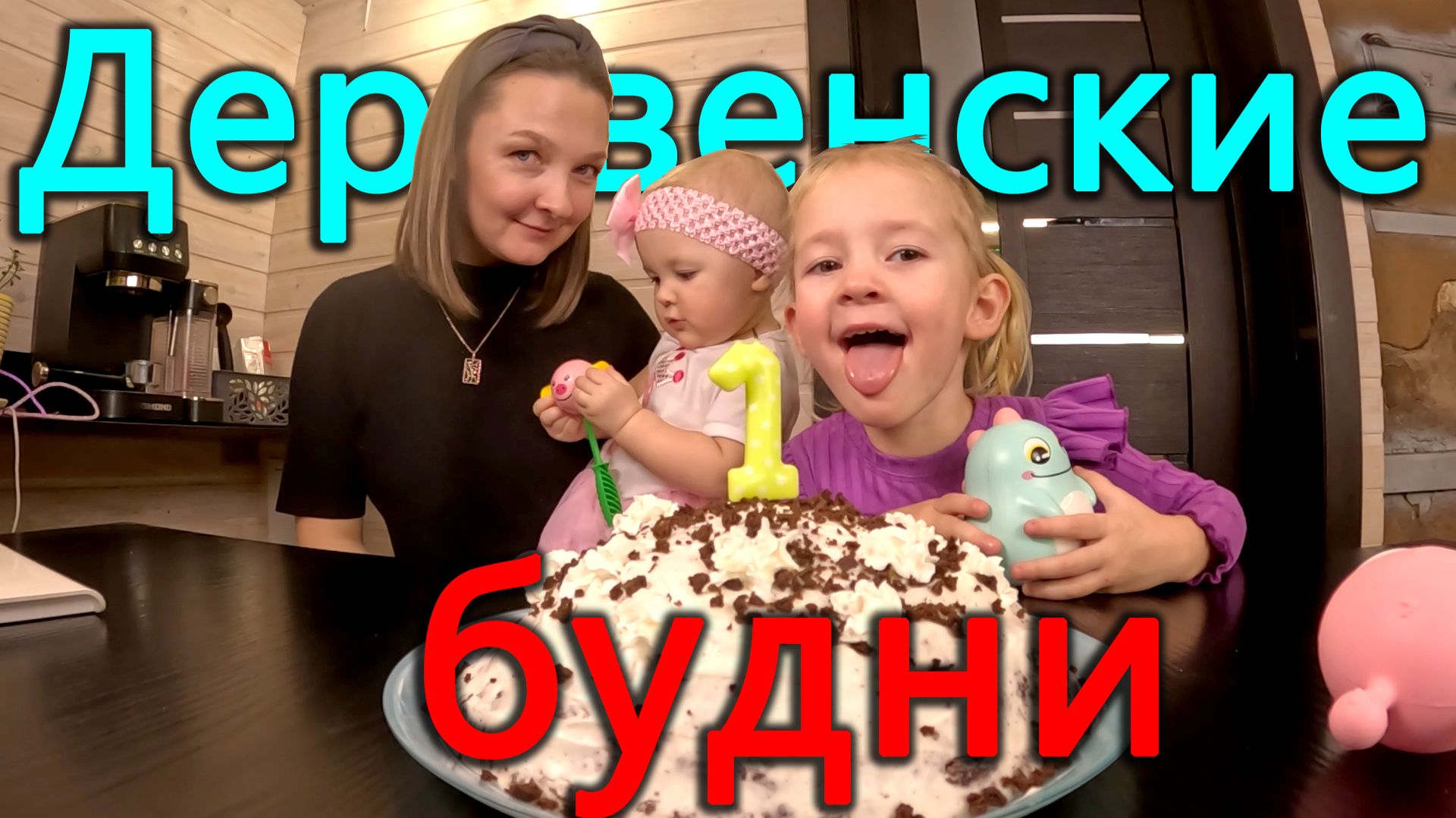 Деревенские дела Старый сарай превращаем в дрова. Метель заваливает нас снегом. Первый день рождения смотреть онлайн