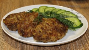 Котлеты с картофелем. Дёшево - не значит невкусно. Готовим с Оксаной Валерьевной