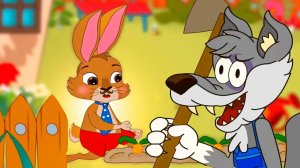 Советские мультики на современный лад Заячья семья и их огород
