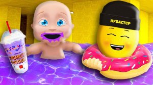 МАЛЫШ ГРИМАС ШЕЙК в ЗАКУЛИСЬЕ в РОБЛОКС ! Нубастер Roblox