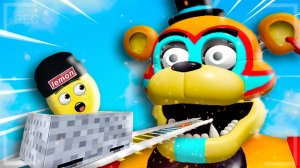 БЕЗ ТОРМОЗОВ ТЕЛЕЖКА ЕДИТ В ФРЕДИ ФАЗБИРА! ФНАФ ВИДЕО ПРО ROBLOX