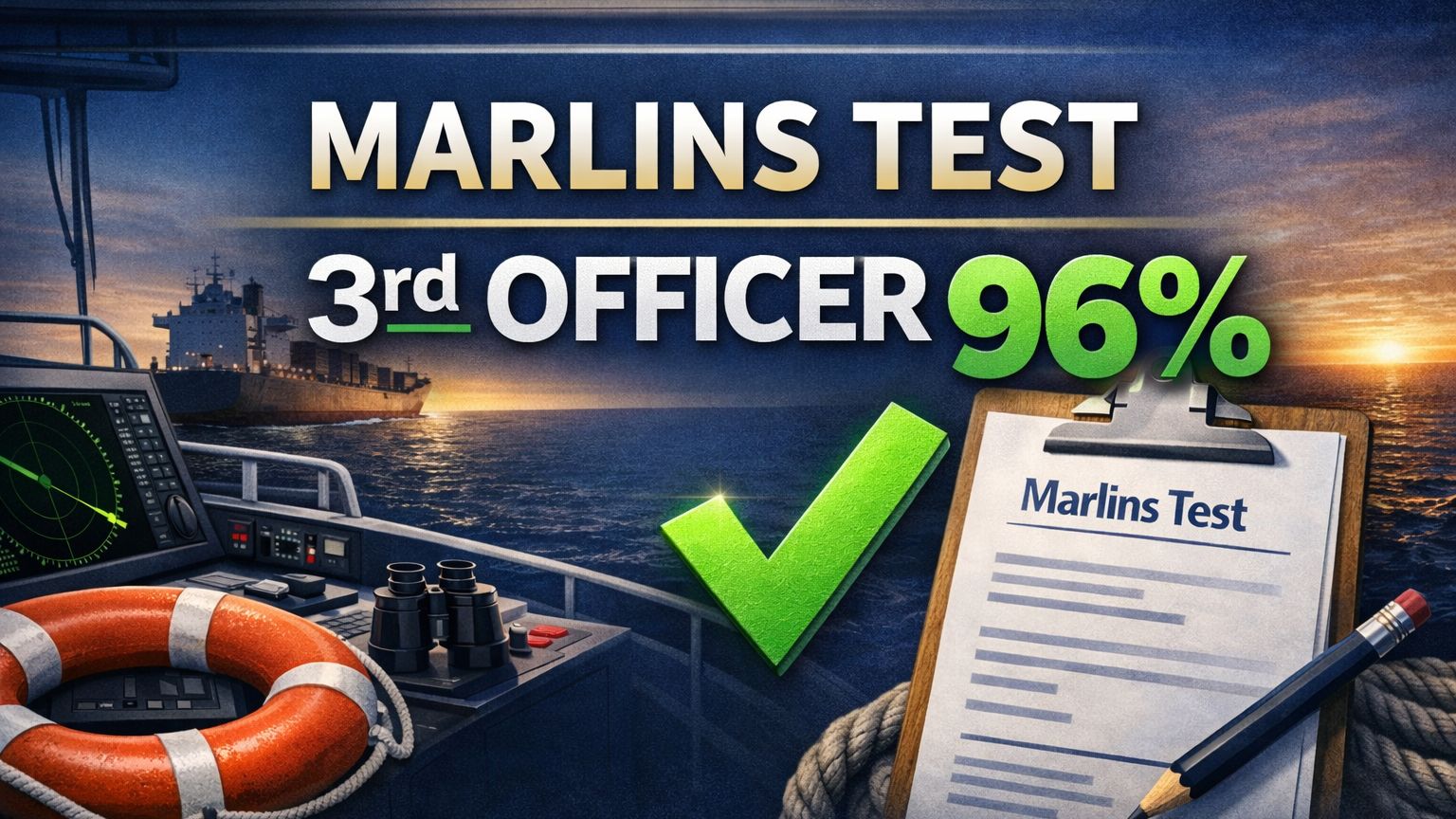 Marlins Test 3rd Officer 96% смотреть онлайн