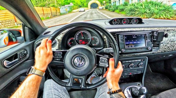 2014 Volkswagen Beetle Cabrio 1.2 DSG - POV ТЕСТ‑ДРАЙВ