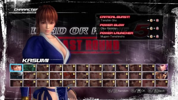 Dead or Alive 5: Last Round