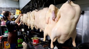 Утка по-пекински, приготовленная на дровах. Корея