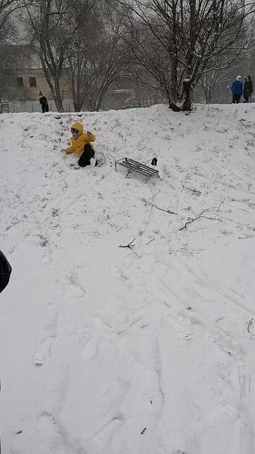 На стадионе.