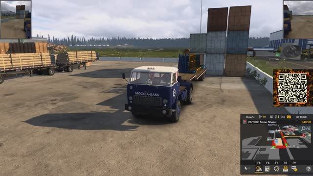 American Truck Simulator MAZ 500 на Аляске