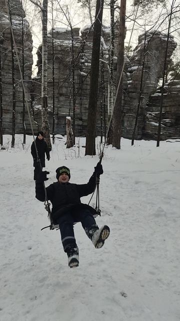 Качели на Чёртово Городище