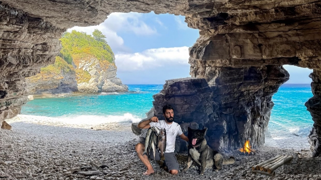 3 Дня одиночного выживания на острове, без еды. Только я и мой пёс. смотреть онлайн