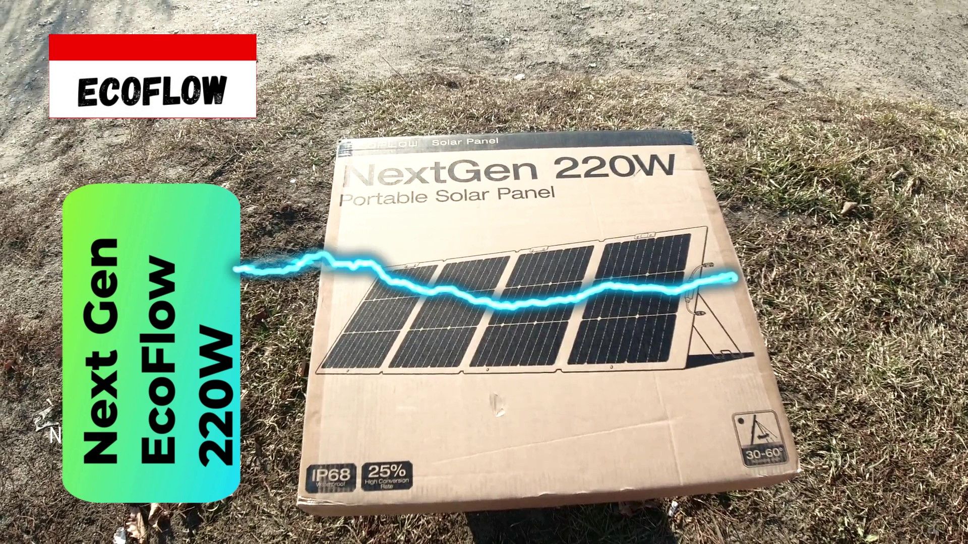 Солнечная панель Next Gen EcoFlow 220W и EcoFlow DELTA 3 Испытание панели на берегу море.🔥🏅👍