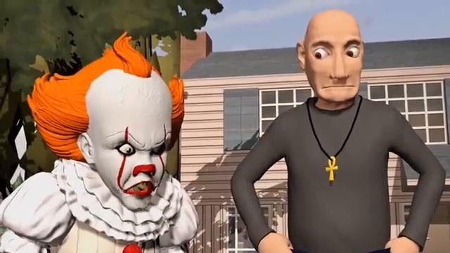 Мороженщик против пеннивайза смотреть онлайн