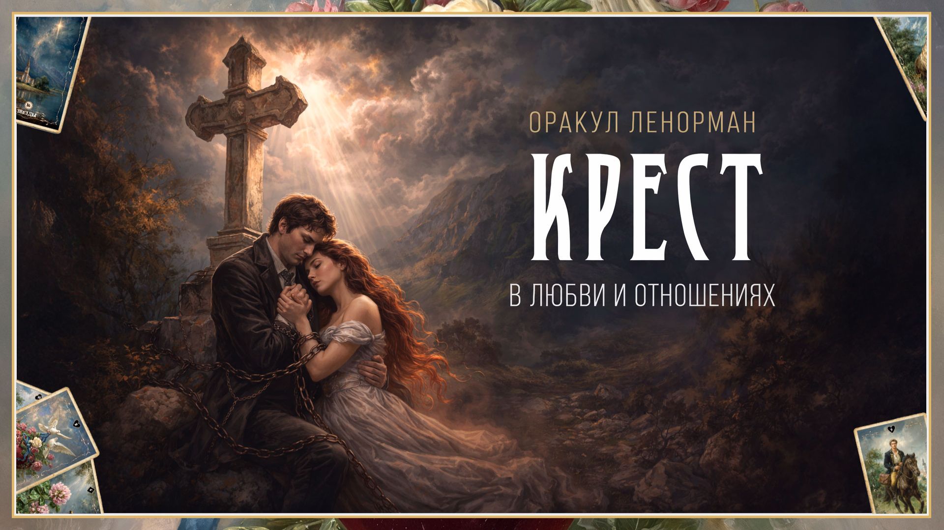 Ленорман Крест - значение в любви и отношениях смотреть онлайн