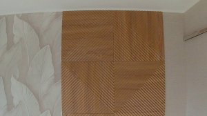 Клею декоративные стеновые 3D панели из МДФ в спальне