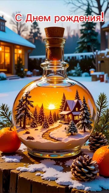 Открытка С Днем рождения смотреть онлайн