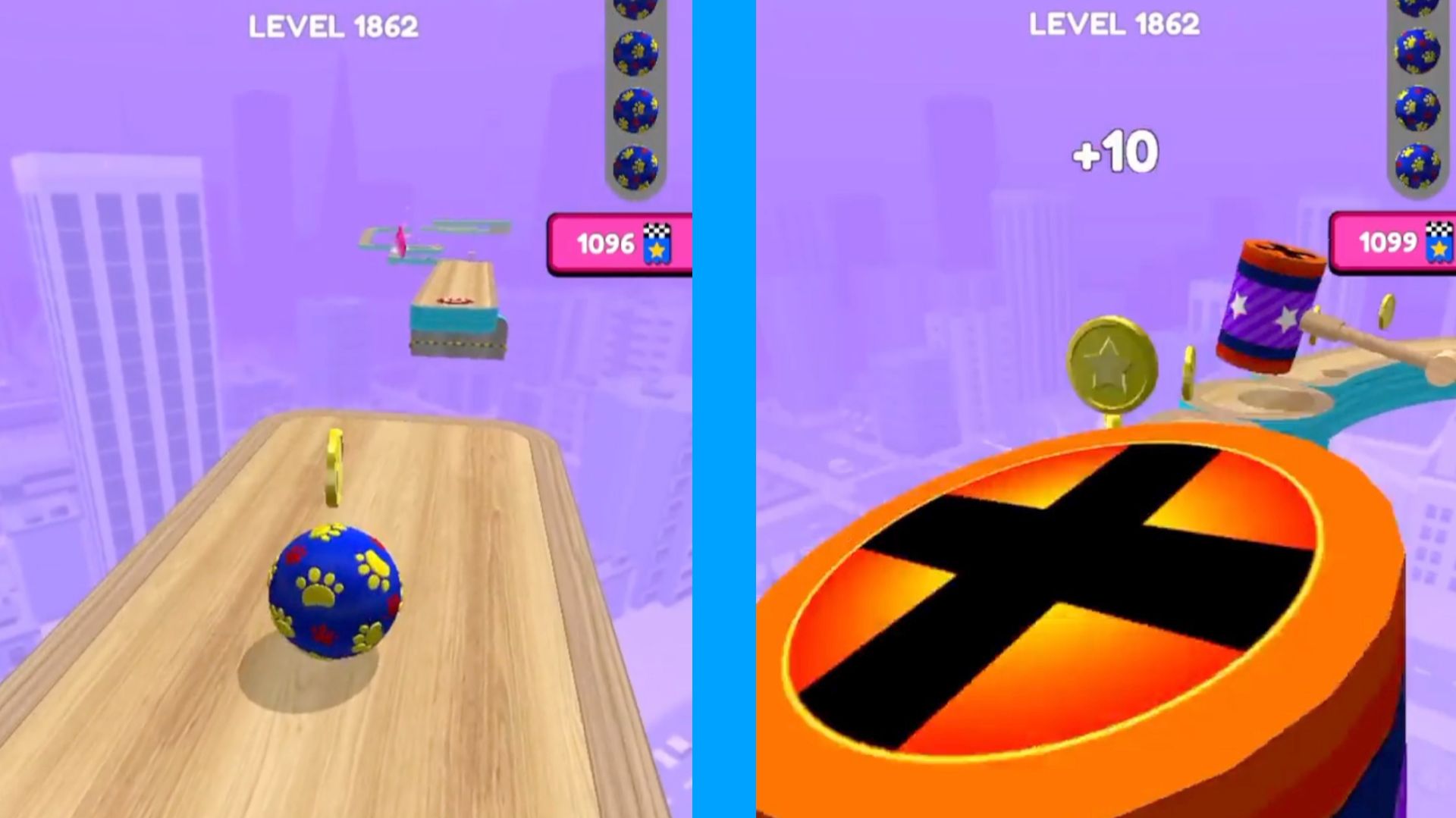 Going Balls  Super Speed Run Gameplay New Update Level 1862