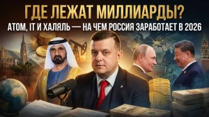 ГДЕ ЛЕЖАТ МИЛЛИАРДЫ? Атом, IT и халяль — на чем Россия заработает в 2026 | Рустам Сатаев