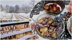 Пробежались по магазинам. Обзор покупок. Открыли банку солёных беленьких 🍄🤤❤️