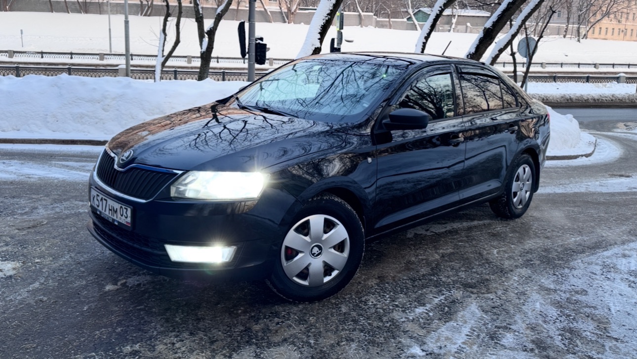Skoda Rapid 1.6 автомат 2015 смотреть онлайн