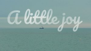 A little joy