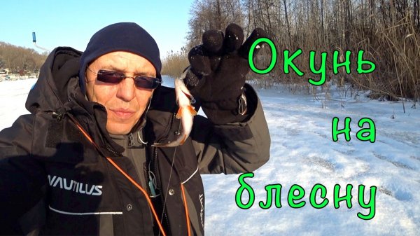 Просто рыбалка на даче. В мороз. Ловим окуня.