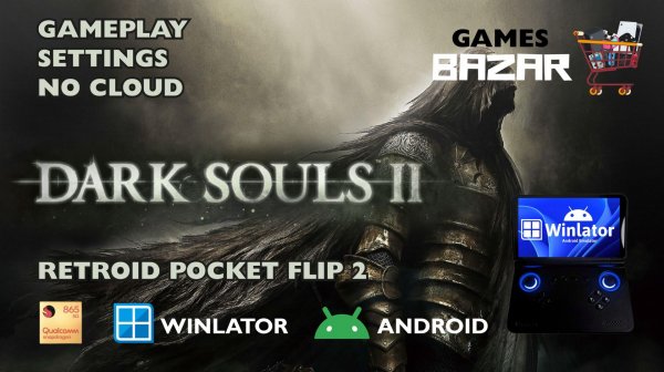 Dark Souls 2 на андроид запуск и настройки  Winlator v10.1 Retroid pocket flip 2 #winlator
