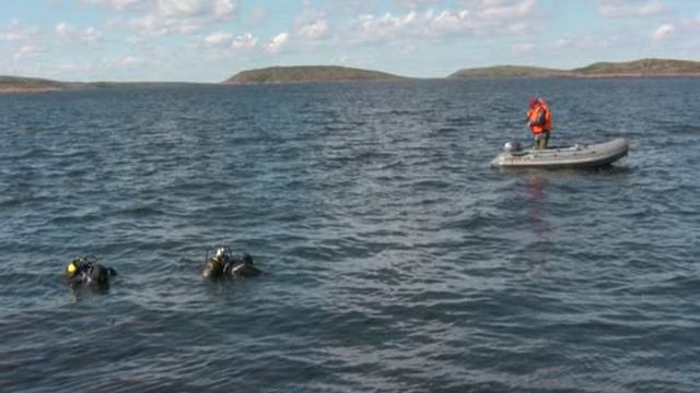 © "Поиски Соловецких колоколов". 2012. Экспедиция с участием геофизиков МГУ и куба "Суспириум"